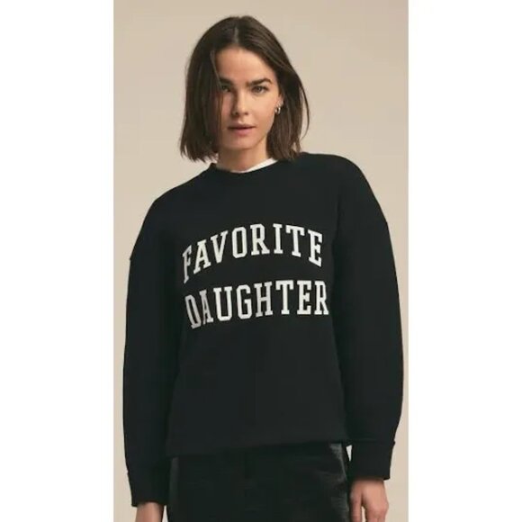 Favorite Daughter THE COLLEGIATE SWEATSHIRT, size XL Navy Blue - Picture 1 of 6